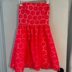 Lilly Pulitzer strapless dress